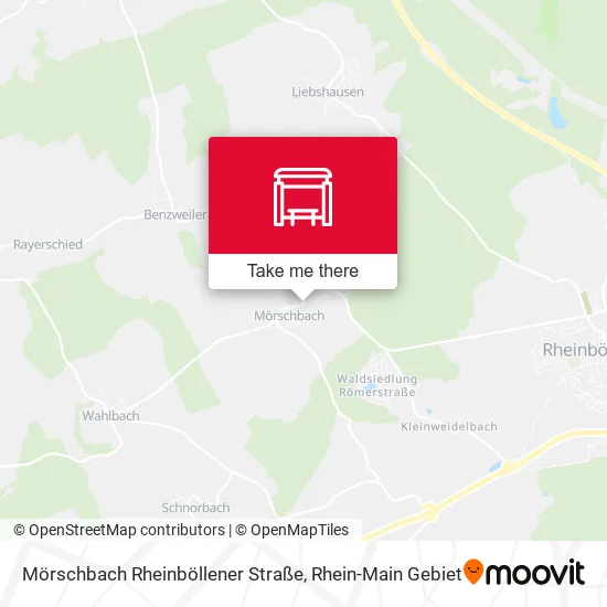 Карта Mörschbach Rheinböllener Straße