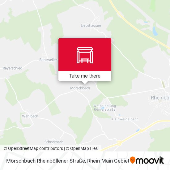 Карта Mörschbach Rheinböllener Straße