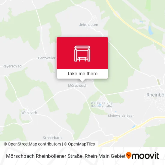 Карта Mörschbach Rheinböllener Straße