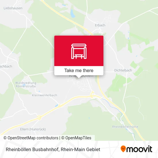 Rheinböllen Busbahnhof map