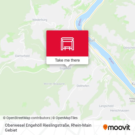 Oberwesel Engehöll Rieslingstraße map