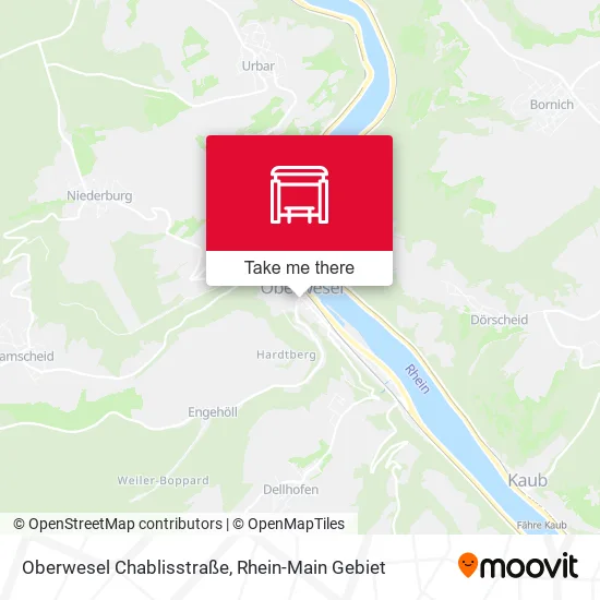 Карта Oberwesel Chablisstraße