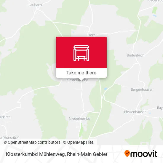Карта Klosterkumbd Mühlenweg