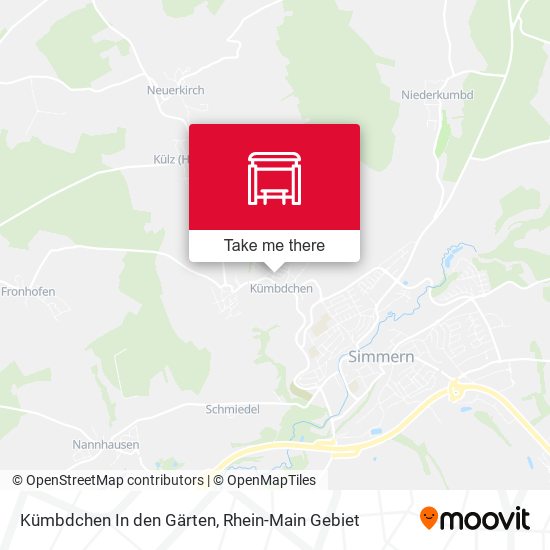 Kümbdchen In den Gärten map