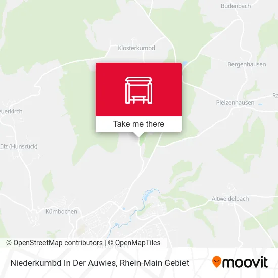 Карта Niederkumbd In Der Auwies