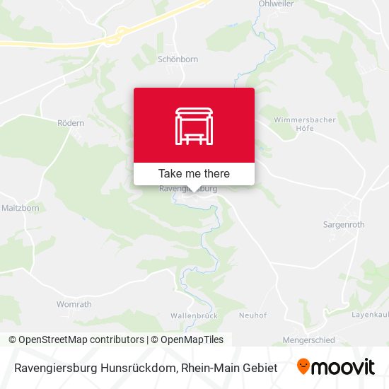 Ravengiersburg Hunsrückdom map