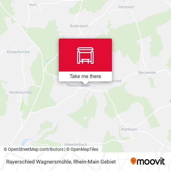 Rayerschied Wagnersmühle map