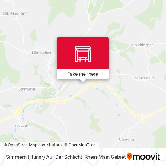 Simmern (Hunsr) Auf Der Schlicht map