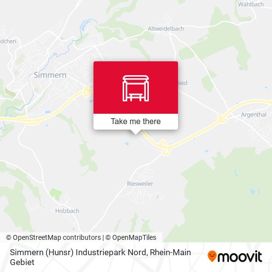 Simmern (Hunsr) Industriepark Nord map