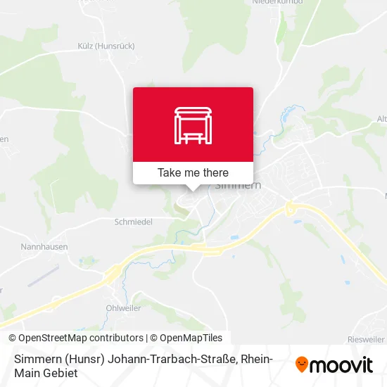 Simmern (Hunsr) Johann-Trarbach-Straße map