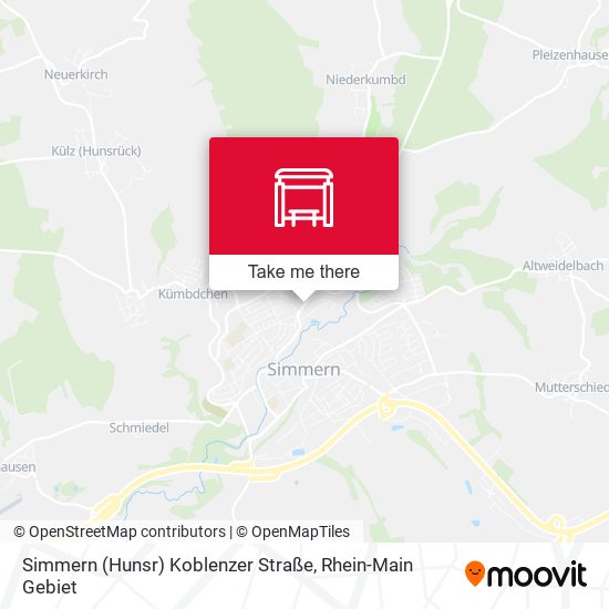 Simmern (Hunsr) Koblenzer Straße map