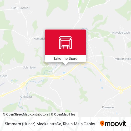 Simmern (Hunsr) Meckelstraße map