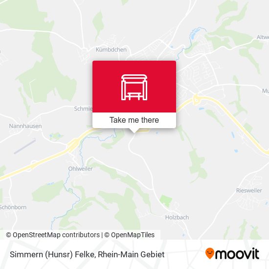 Карта Simmern (Hunsr) Felke
