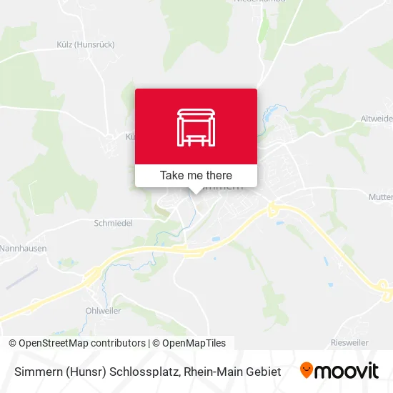 Simmern (Hunsr) Schlossplatz map