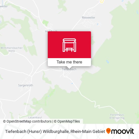 Tiefenbach (Hunsr) Wildburghalle map