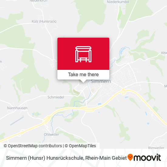 Карта Simmern (Hunsr) Hunsrückschule