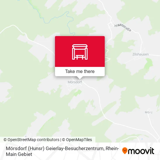 Карта Mörsdorf (Hunsr) Geierlay-Besucherzentrum