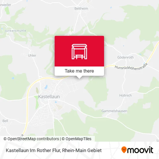 Карта Kastellaun Im Rother Flur