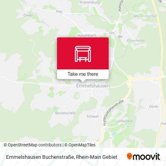 Emmelshausen Buchenstraße map