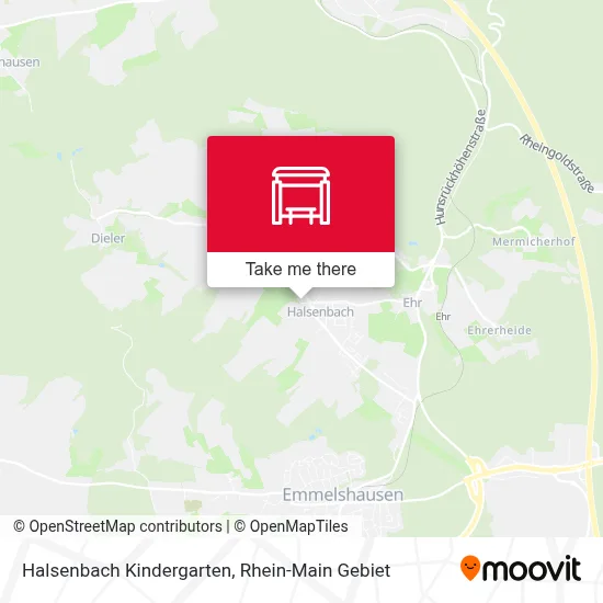 Halsenbach Kindergarten map