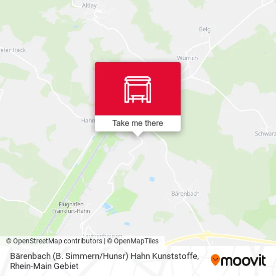 Карта Bärenbach (B. Simmern / Hunsr) Hahn Kunststoffe