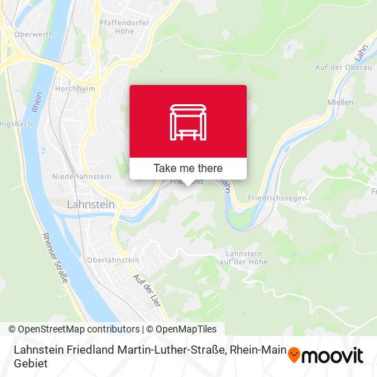Lahnstein Friedland Martin-Luther-Straße map