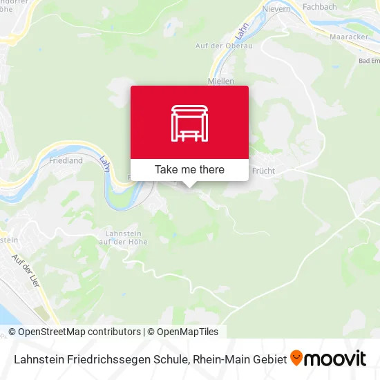 Карта Lahnstein Friedrichssegen Schule
