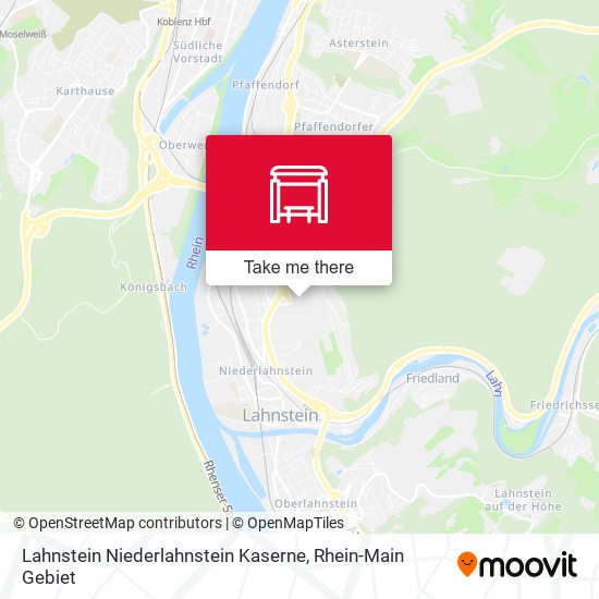 Lahnstein Niederlahnstein Kaserne map