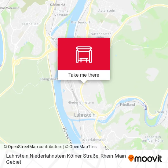 Карта Lahnstein Niederlahnstein Kölner Straße