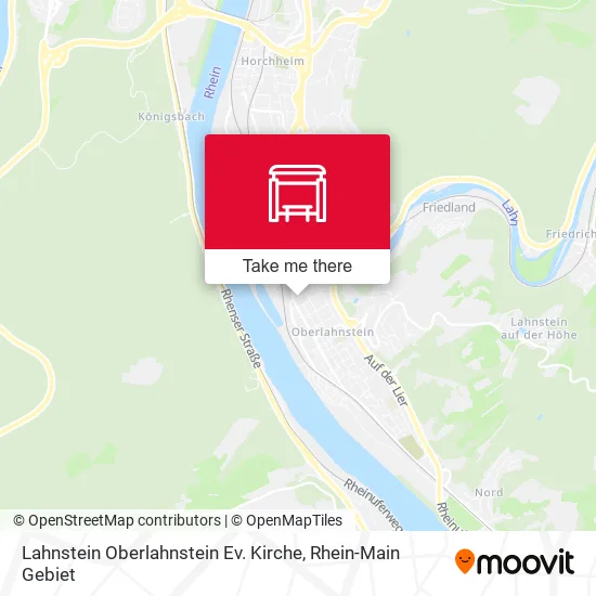 Карта Lahnstein Oberlahnstein Ev. Kirche