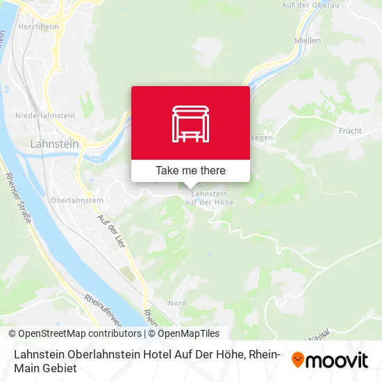 Карта Lahnstein Oberlahnstein Hotel Auf Der Höhe