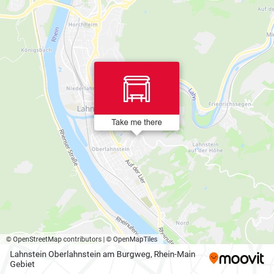 Lahnstein Oberlahnstein am Burgweg map