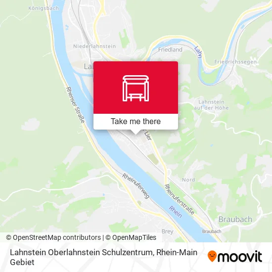 Карта Lahnstein Oberlahnstein Schulzentrum
