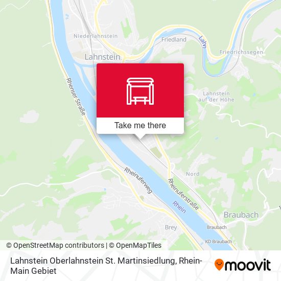 Lahnstein Oberlahnstein St. Martinsiedlung map