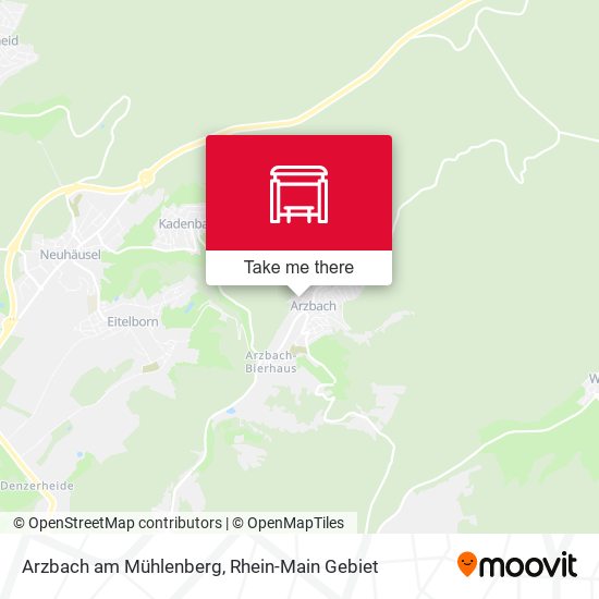 Карта Arzbach am Mühlenberg