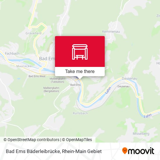 Карта Bad Ems Bäderleibrücke