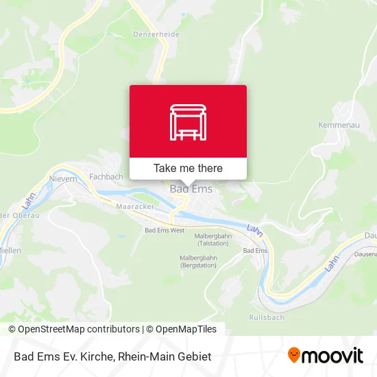 Карта Bad Ems Ev. Kirche