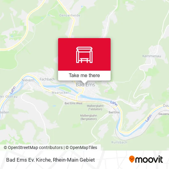 Карта Bad Ems Ev. Kirche