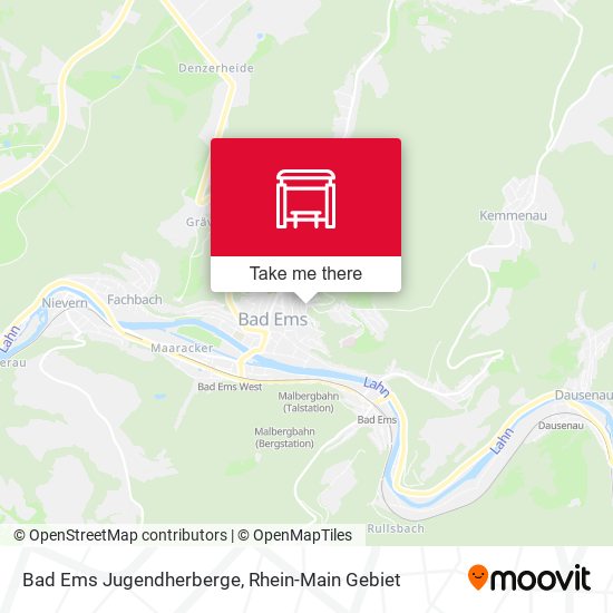 Bad Ems Jugendherberge map