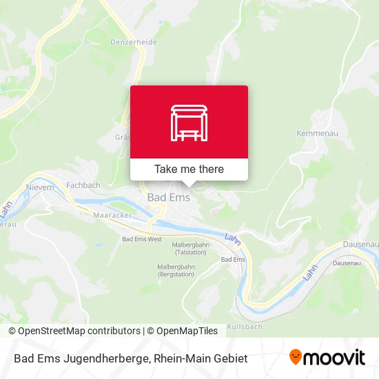 Карта Bad Ems Jugendherberge