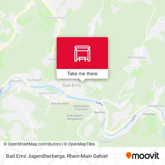 Карта Bad Ems Jugendherberge
