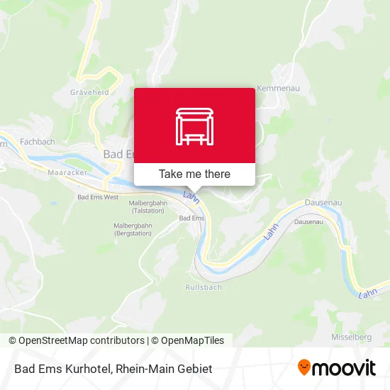 Карта Bad Ems Kurhotel