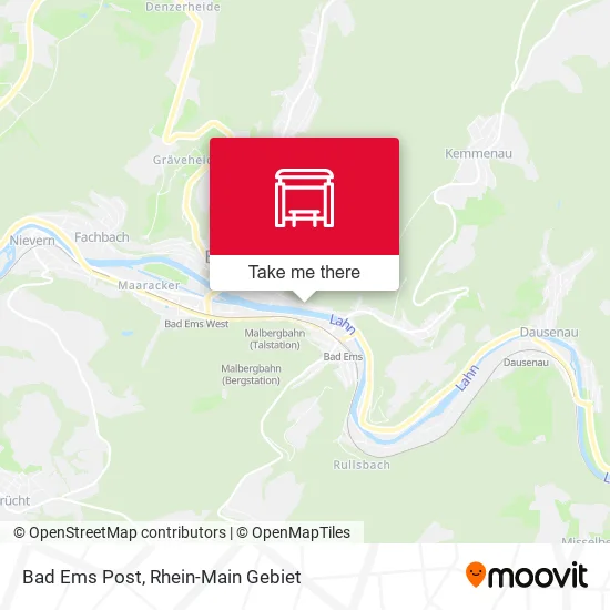 Bad Ems Post map