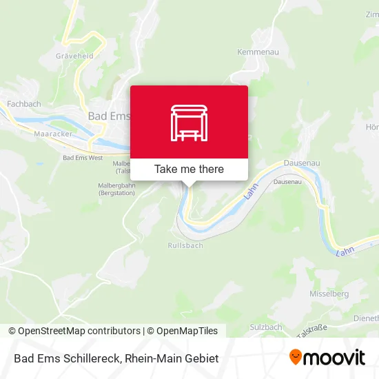 Bad Ems Schillereck map