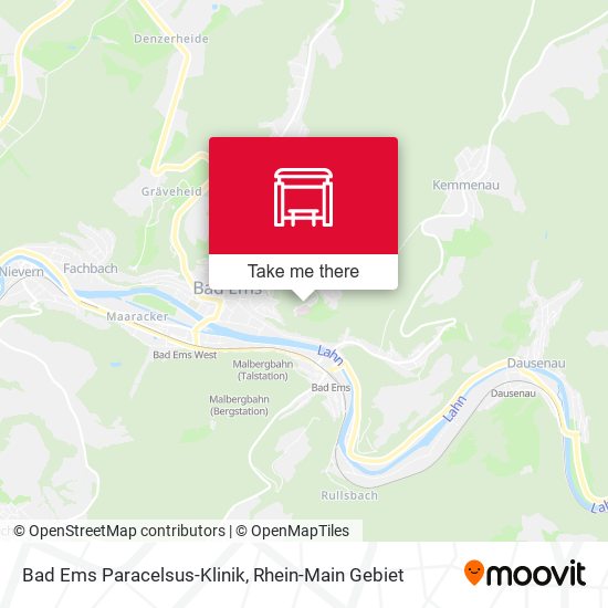 Карта Bad Ems Paracelsus-Klinik