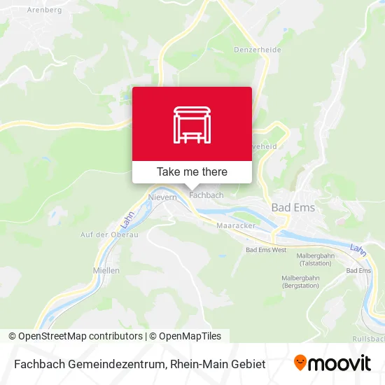 Карта Fachbach Gemeindezentrum