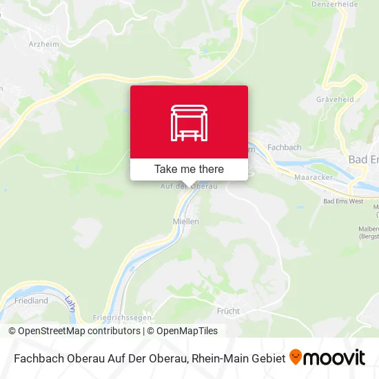 Карта Fachbach Oberau Auf Der Oberau