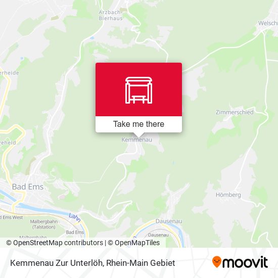 Kemmenau Zur Unterlöh map