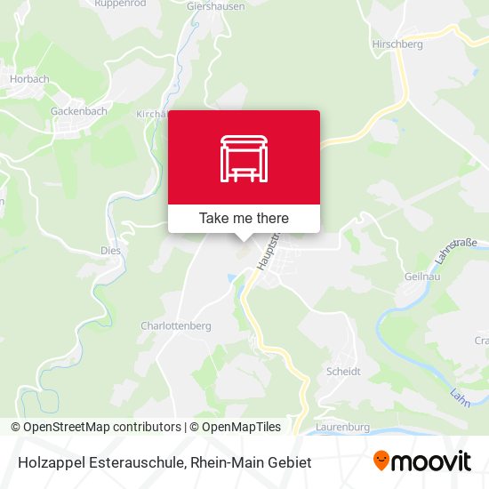Holzappel Esterauschule map