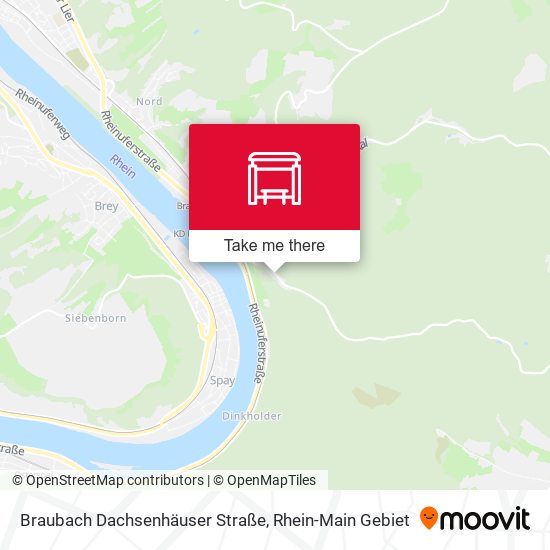 Braubach Dachsenhäuser Straße map